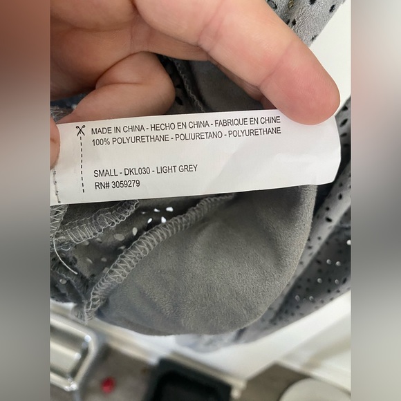 Thread & supply grey keyhole faux suede jacket - Picture 3 of 4